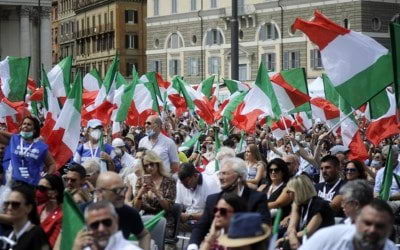 Roma, Piazza del Popolo, 4 luglio: manifestazione del centrodestra per il lavoro
