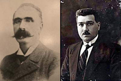 <b>Ottone Baccaredda</b> (1849-1921) e <b>Vittorio Tredici</b> (1892-1967)