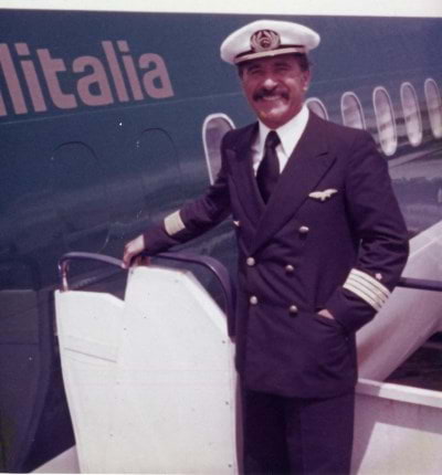 <b>Felice Figus</b> comandante Alitalia