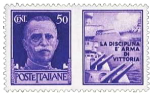 francobollo 'Serie imperiale' del 1942