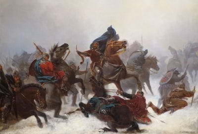 la battaglia di Harsfjor, considerata come il conflitto che portò all'unificazione della Norvegia occidentale