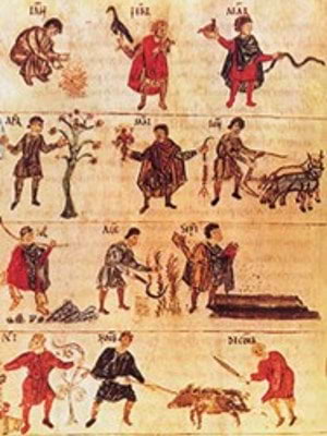 calendario medioevale