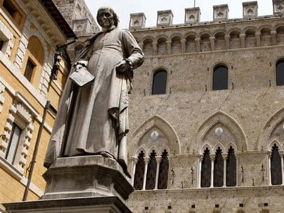 Monte dei Paschi di Siena, fondata nel 1472 come Monte di Pietà
