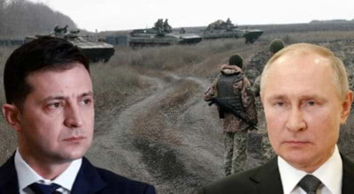 <b>Volodymyr Zelensky</b> e <b>Vladimir Putin</b>: lotta impari?