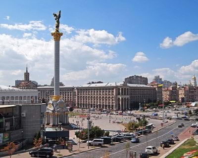 Piazza dell'Indipendenza (Maidan) a Kiev