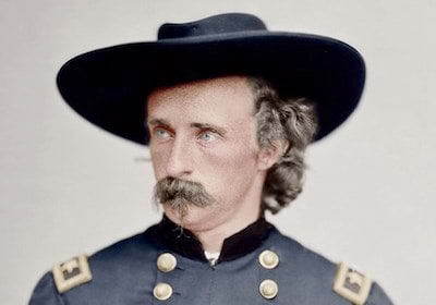 il Magg. Col. <b>George Armstrong Custer</b>