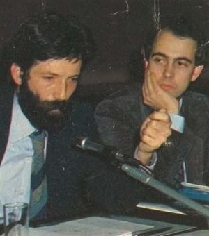 Firenze 1982, dibattito fra <b>Massimo Cacciari</b> e <b>Marco Tarchi</b> su 'Sinistra e nuova Destra'