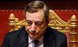 il Presidente del Consiglio <b>Mario Draghi</b>