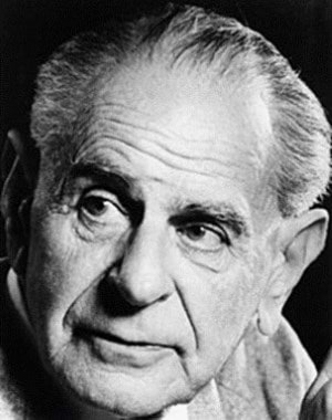 <b>Karl Popper</b> (1902-1994) pose al centro dell'epistemologia la fondamentale asimmetria tra verificazione e falsificazione di una teoria scientifica