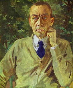 <b>Sergej Rachmaninov</b> (Konstantin Somov, Galleria Tret'jakov, Mosca)