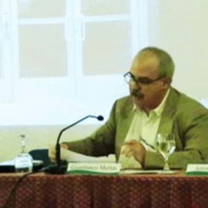 il Dott. <b>Gianfranco Murtas</b> nel corso di un convegno