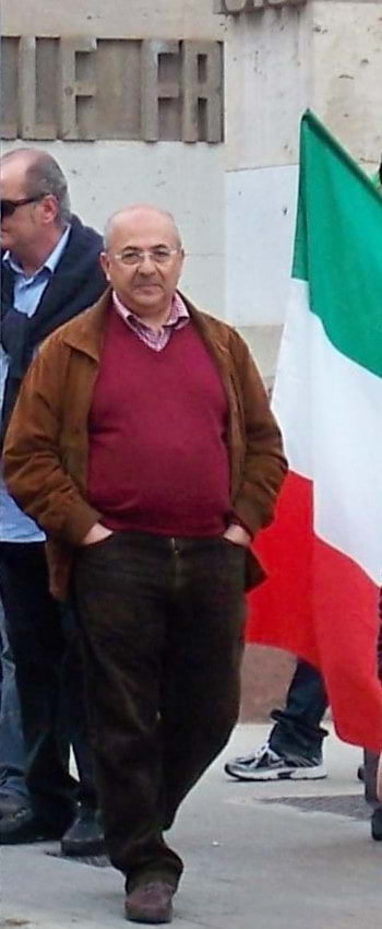 <b>Giuseppe Articolo</b> nel corso di una manifestazione